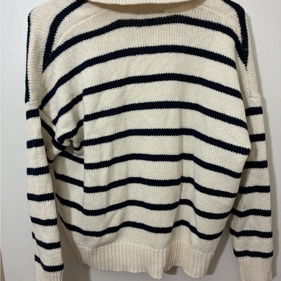 Madewell Dedham Stripe Polo Sweater Size XXS - Picture 7 of 8